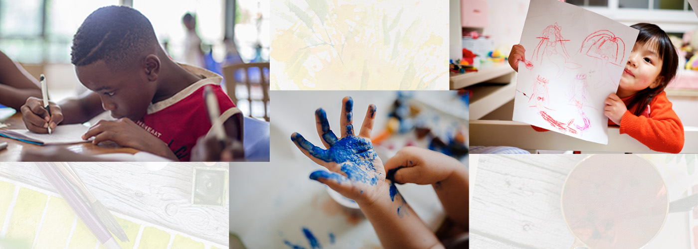 Creative arts 2 A montage of images of children